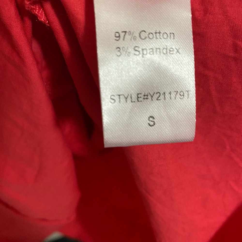 Tuckernuck Cottagecore Tiered Smocked Midi Dress Womens S Red Tie Shoulder - Picture 6 of 7